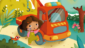 Illustration de couverture du Camion de Marion